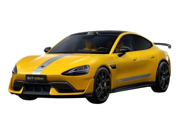 Xiaomi Su7 Ultra 1:18 Die-Cast Model Car, Lightning Yellow, Classic Car Model, Preassembled, 1:18, Xiaomi Su7, Any Gender, Acrylonitrile Butadiene St