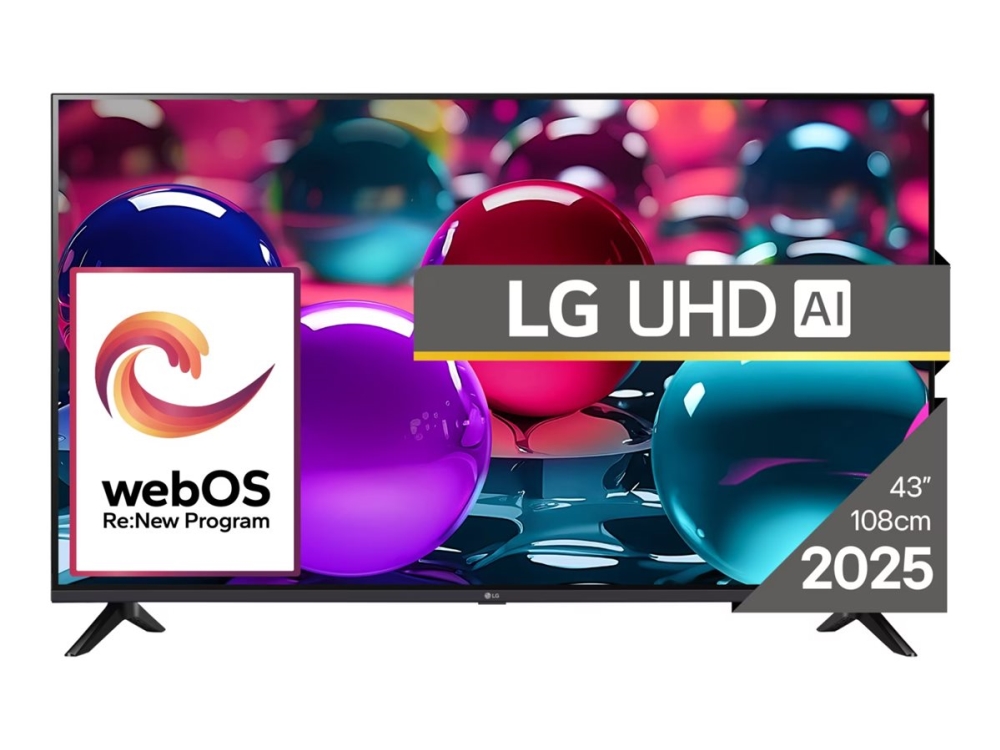 Lg 43Ua73003la - 43" Diagonal Klasse Ua73 Series Led-Bagbelyst Lcd Tv - Uhd Ai - Smart Tv - Webos - 4K Uhd (2160P) 3840 X 2160 - Hdr - Direct Led