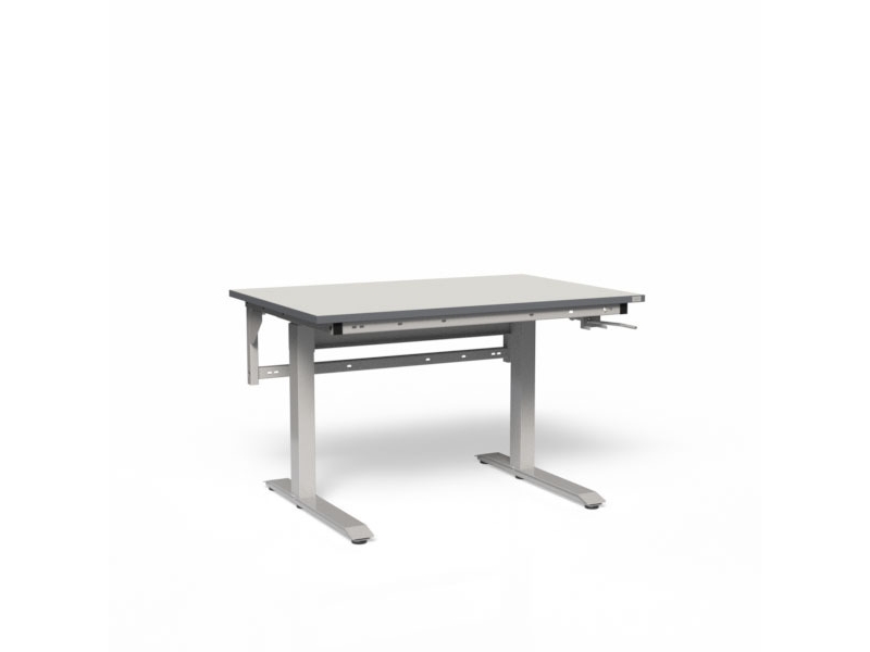Ergonomischer Arbeitstisch 1200X800 Mm M/Hpl-Tischplatte