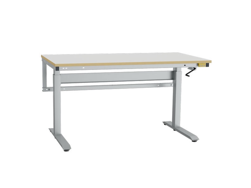 Ergonomisk ESD-arbetsbänk 1500x800mm med HPL-bänkskiva | Möbler - Stolar & Stolmattor - Industristolar | GameStuff