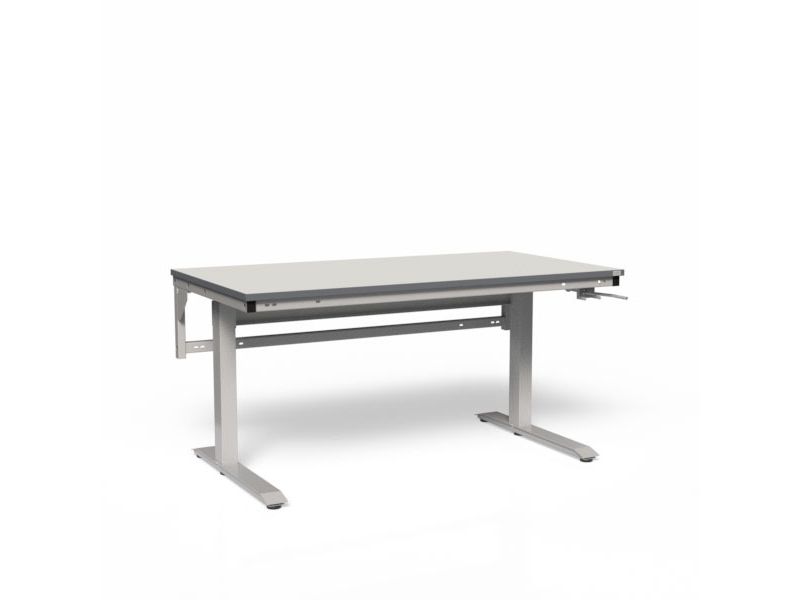 Ergonomischer Arbeitstisch 1500X800 Mm M/Hpl-Arbeitsplatte