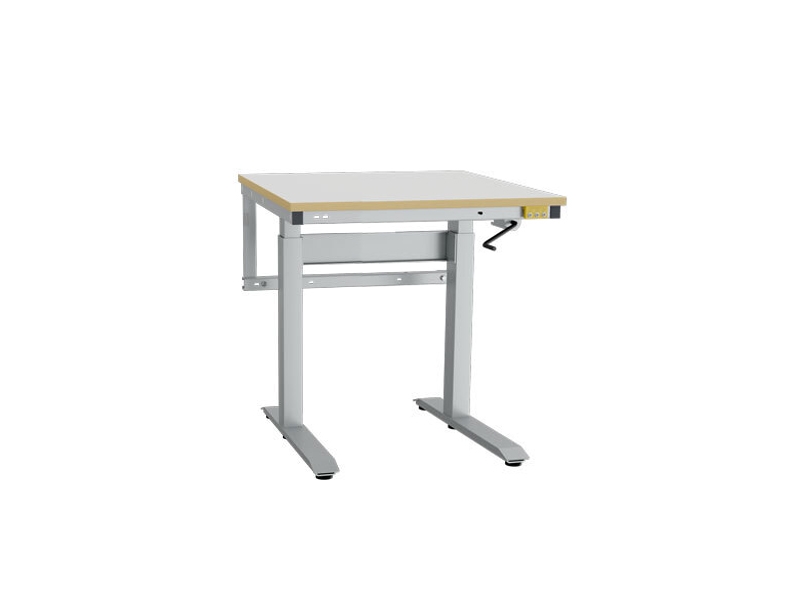 Ergonomi ESD arbejdsbord 800x800mm m/vinyl bordplade