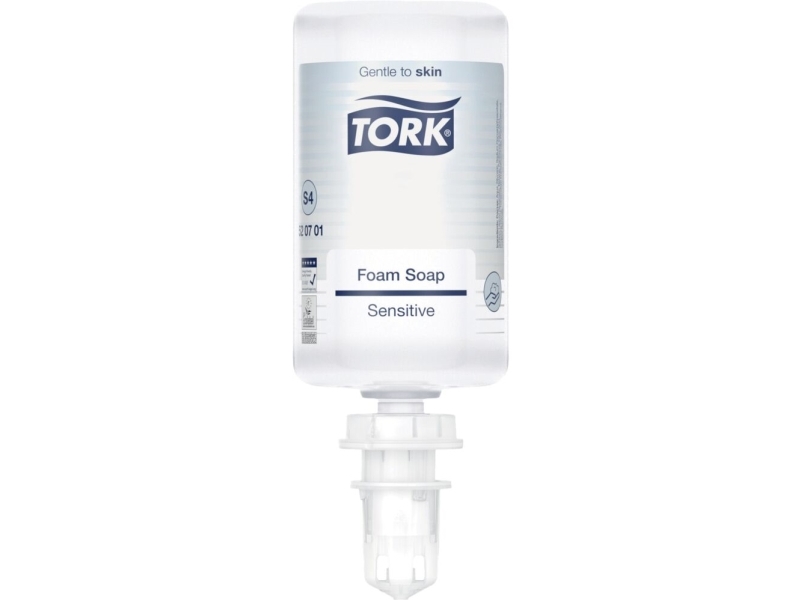 Tork 520701, Hud, Skum Sæbe, Pumpeflaske, Plejende, 1000 Ml, 1,03 Kg