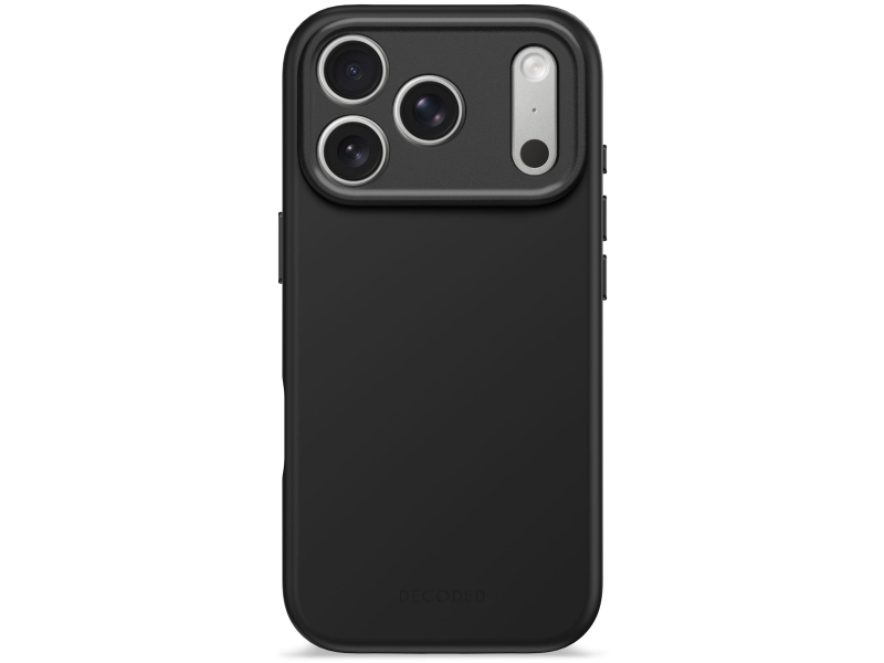 Decoded Silicone Backcover Apple Iphone 17 Pro Phantom Black, Cover, Apple, Iphone 17 Pro, 16 Cm (6.3"), Sort