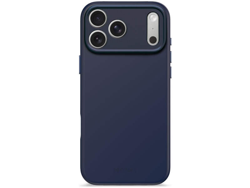Decoded Silicone Backcover Apple Iphone 17 Pro Max True Navy, Cover, Apple, Iphone 17 Pro Max, 17,5 Cm (6.9"), Marineblå