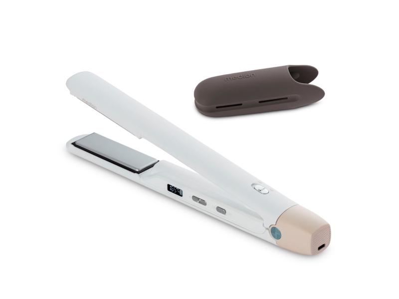 Medion Life Hs2, Haarglätter, Heiß, Tasten, 165 °C, 210 °C, Weiß