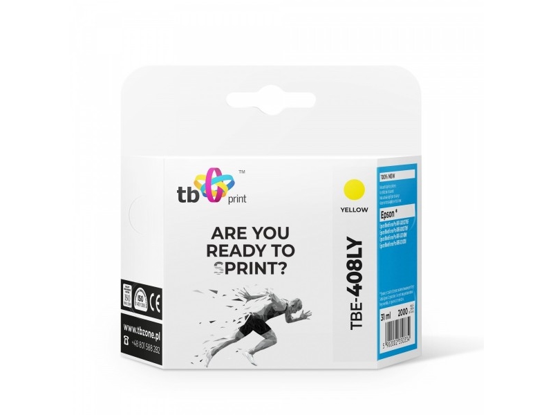 Tb Print Tusz do epson t09k4 tbe-408ly 100% nowy geltona