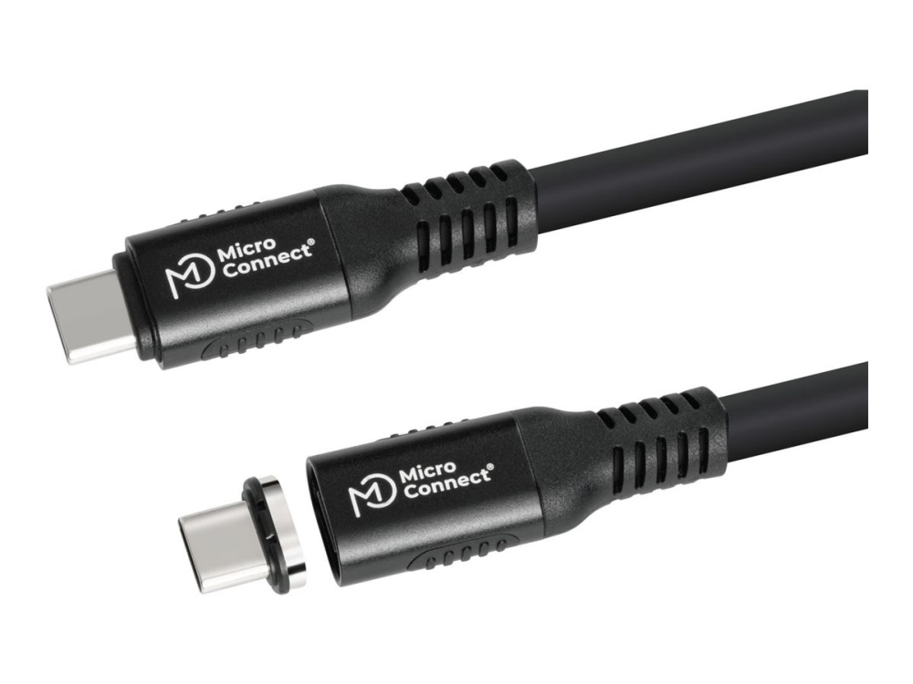 Microconnect Premium - Usb-Kabel - Usb-C (Stecker) Abnehmbar Und Magnetisch Auf Usb-C (Stecker) Abnehmbar Und Magnetisch - Usb4 Gen3x2 - 48V - 5A - 8