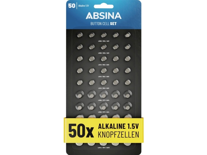 Absina Knapcelle-Sæt 1 Stk Alkali-Mangan