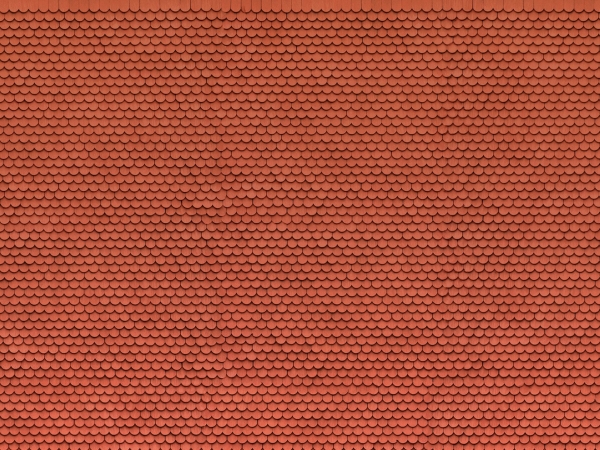 NOCH 3D Cardboard Sheet “Plain Tile”, HO (1:87), Röd | Hobby - Modelljärnväg - Markbyggnader | GameStuff
