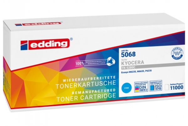 Edding Toner-Ersatz Kyocera Tk-5280 Kompatibel Cyan 11000 Seiten Edd-5068 18-5068