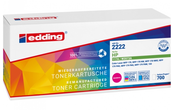 Edding Toner-Ersatz Hp 117A Kompatibel Magenta 700 Seiten Edd-2222 18-2222