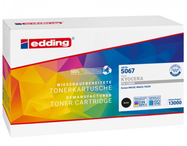 Edding Toner-Ersatz Kyocera Tk-5280 Kompatibel Schwarz 13000 Seiten Edd-5067 18-5067