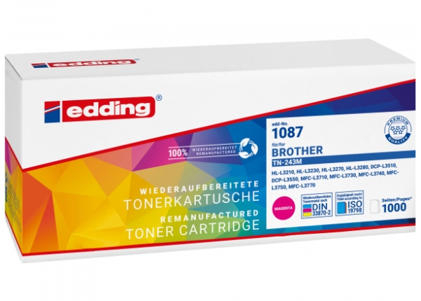 Edding Edd-1087, 1000 Seiten, Magenta, 1 Stück(E)