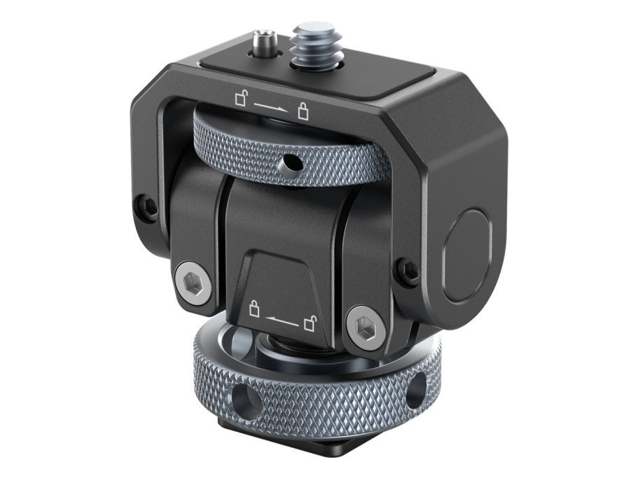 Smallrig 3809B, Skærmbeslag, Sort, Grå, 3,2 Kg, 1/4-20", 360°, 42,7 Mm