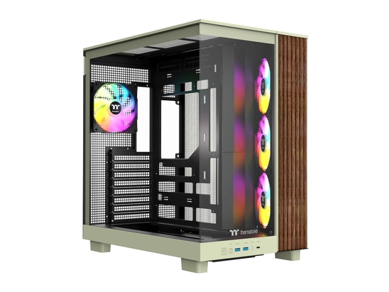 Thermaltake Ca-11E-00Mewn-Ws, Midi Tower, Pc, Grøn, Atx, Micro Atx, Mini-Itx, Spil, Flere