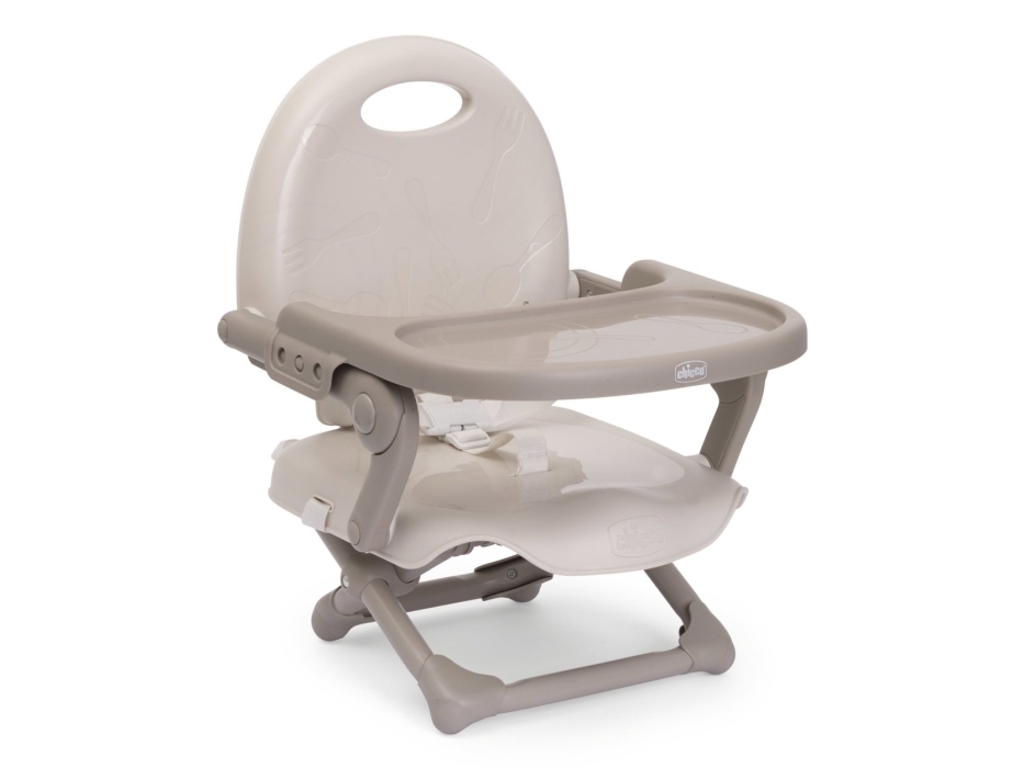 Chicco Pocket Snack, Forhøjet højstol, Hårdt sæde, Beige, Monokromatisk, 3-punkt, 15 kg