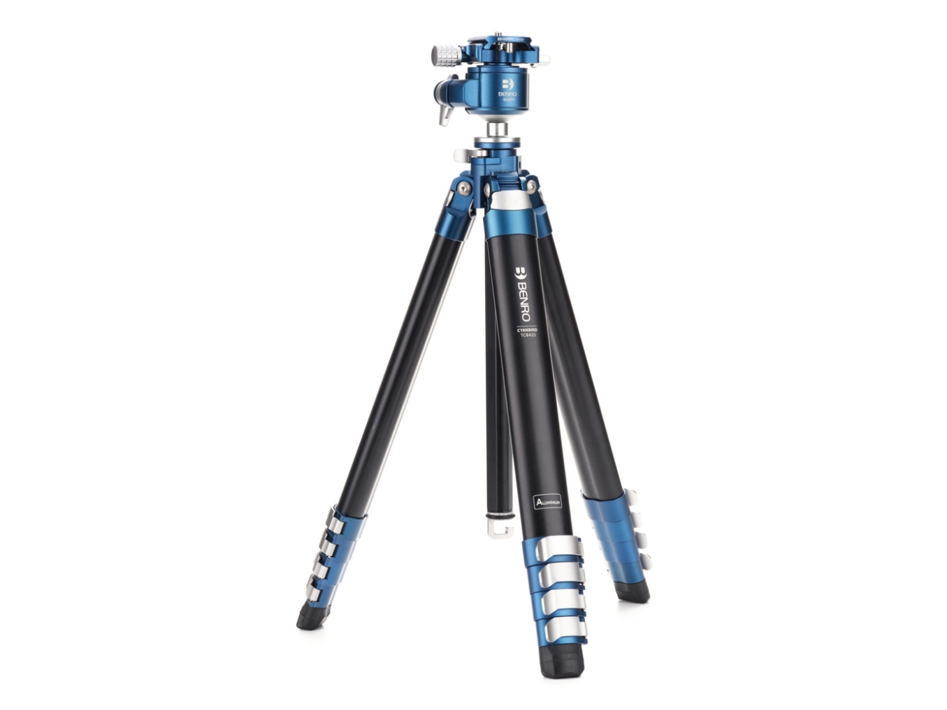 Benro Tcba25g36pt, 4 Ben, Sort, Blå, Sølv, 159,4 Cm, 1,38 Kg
