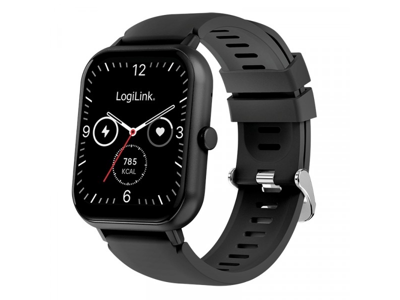 Logilink Smartwatch Edge 1.83" Lcd Touchscreen Bt5.2 Black (Sw0001b)