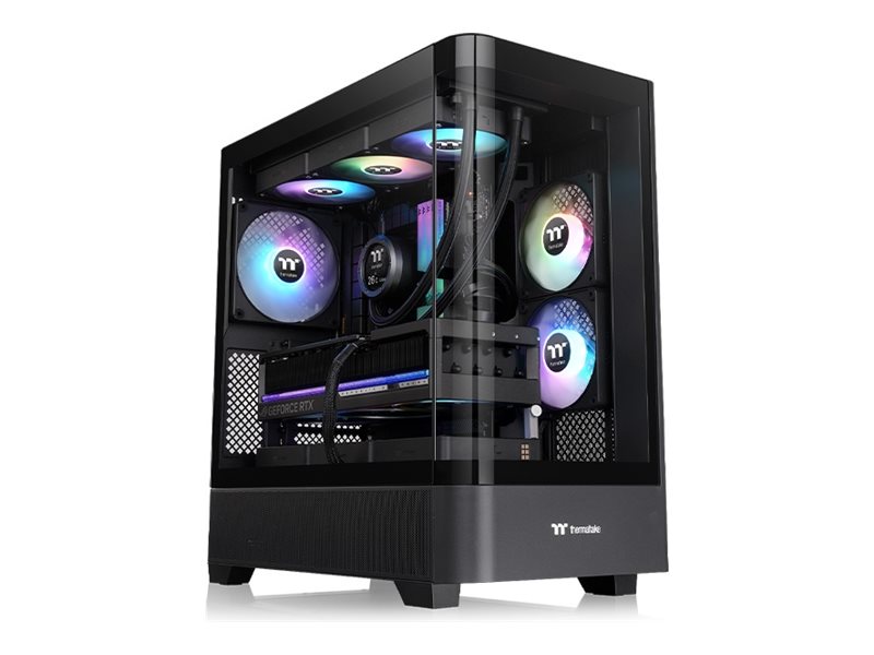 Thermaltake View 290 Tg Argb, Midi Tower, Pc, Black, Atx, Micro Atx, Mini-Itx, Spcc, Tempered Glass, 18 Cm
