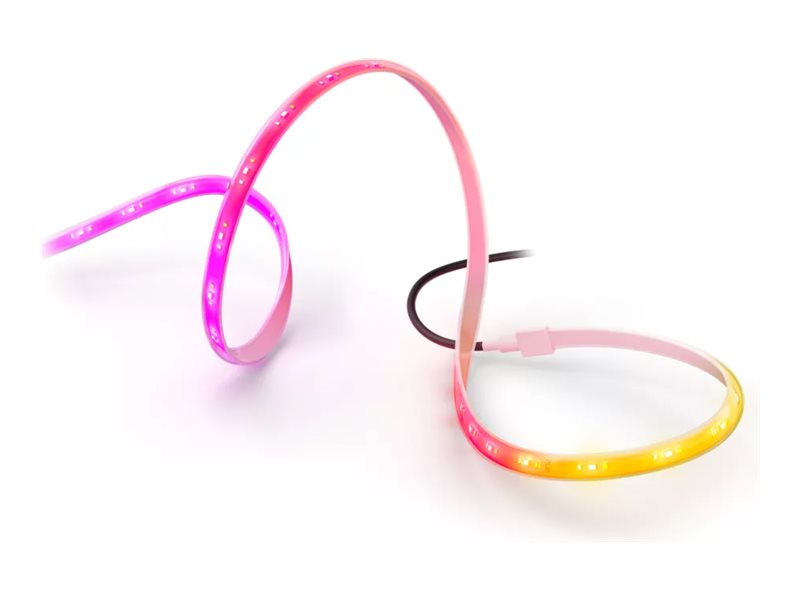 Philips Hue White and Color Gradient Flux - Ljusslinga - LED - 30 W - klass G - multifärgat ljus - 6500 K - 5 m - vit | Smarta hem - Philips Hue lampor - TV-belysning | GameStuff