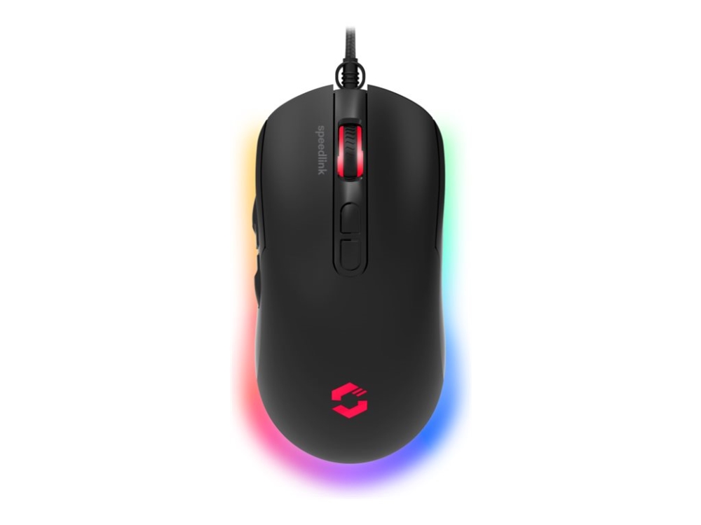 Speedlink Taurox Rgb - Mus - Højrehåndet - Optisk - 5 Knapper - Kablet - Usb - Sort - Hængeboks
