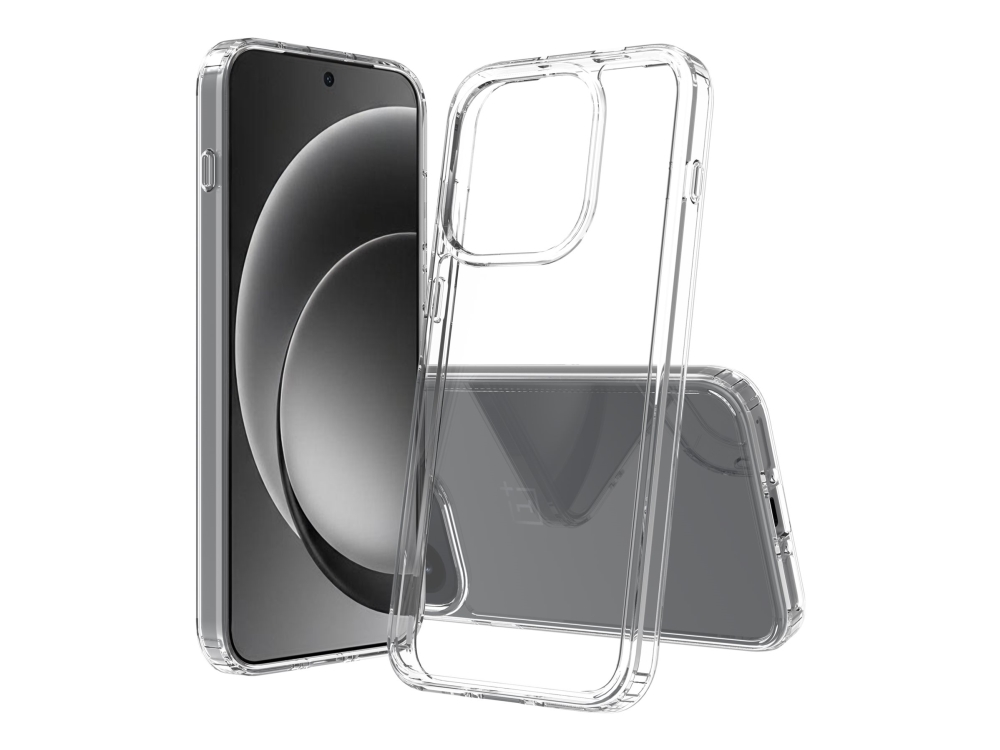 Screenor Bumper - Bagsidecover til mobiltelefon - termoplastisk polyuretan (TPU), akryl - gennemsigtig - for OnePlus 15