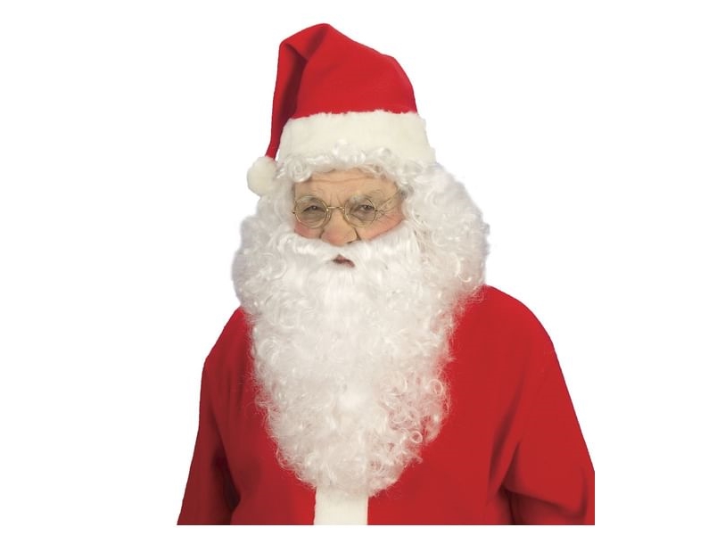 Julemandsparyk Med Skæg
