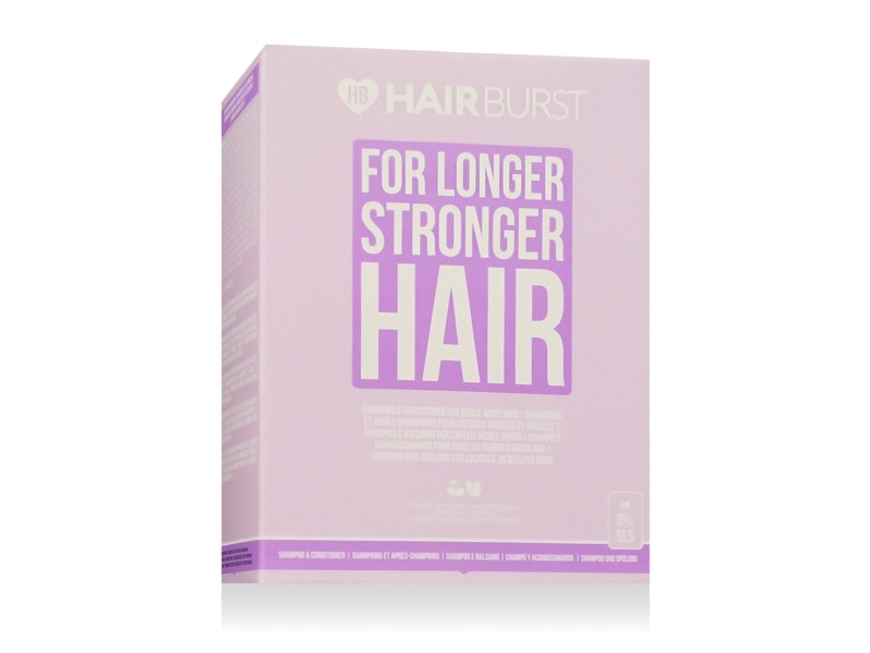 Hairburst Longer Stronger Hair Shampoo & Conditoner For Curly, Wa