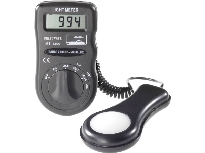 VOLTCRAFT MS-1300 MS-1300 Luxmeter 0.1 - 50000 lx
