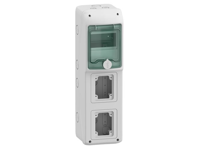 Skab Kaedra 1R 5M 2x90x100open IP65