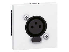 078755 Mosaic Audio-Buchse Xlr-3 - 2 Module Weiß, Weiblich Neutrik 078755