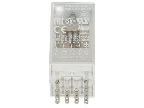 ABB CR-M230AC4, Interface-relæ, Grå, 230 V, 6 A, IP40, CAN/CSA C22.2 No.14 IEC/EN 63000 IEC/EN 61810-1 UL 508