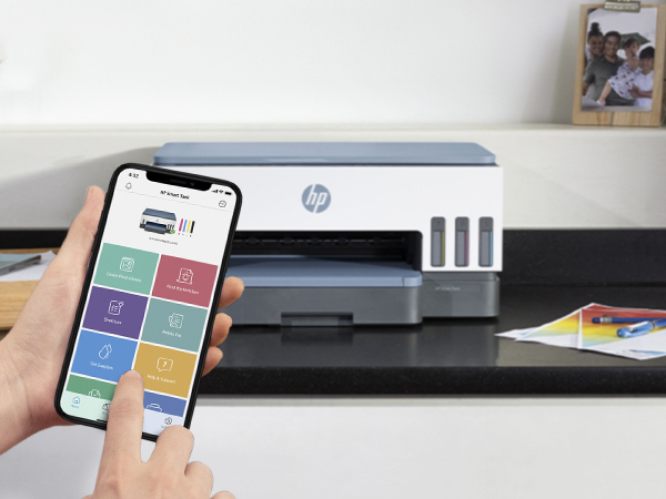 Hp Smart Tank Tank Printer, Termisk Inkjet, Farveudskrivning, 4800 X 1200 Dpi, A4, Direkte Udskrivning, Grå
