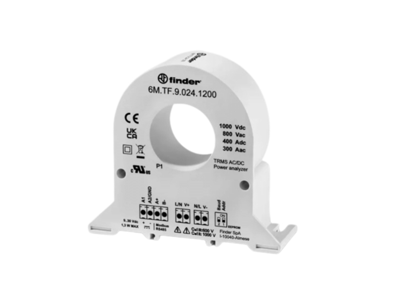 Netzparameter-Analysator 300A - 800 V Ac, 400A - 1000 V Dc Modbus Rs485 6M.Tf.9.024.1200