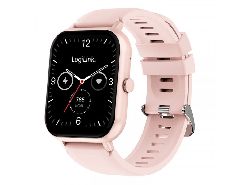 Logilink Smartwatch Edge 1,83" Lcd Touchscreen Bt5.2 Pink