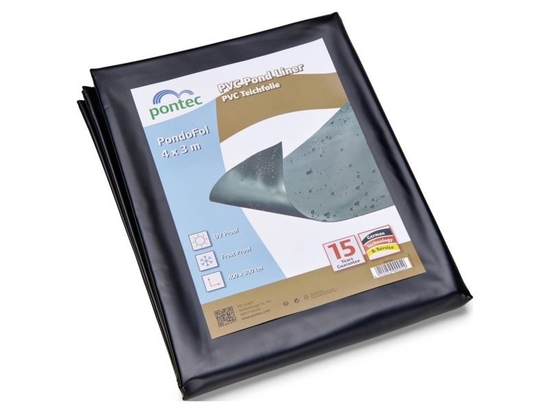 Pontec 90004 #####PVC-Teichfolie (L x H) 4 m x 3 m 1 stk