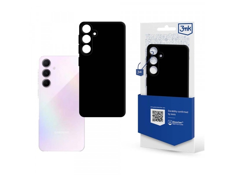 Dėklas 3Mk Matt Fall Samsung A556 A55 5G Juodas