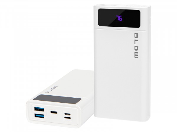 Blow Power Bank 20000Mah Qc+Pd 20W + Lightning Biały Pb20e