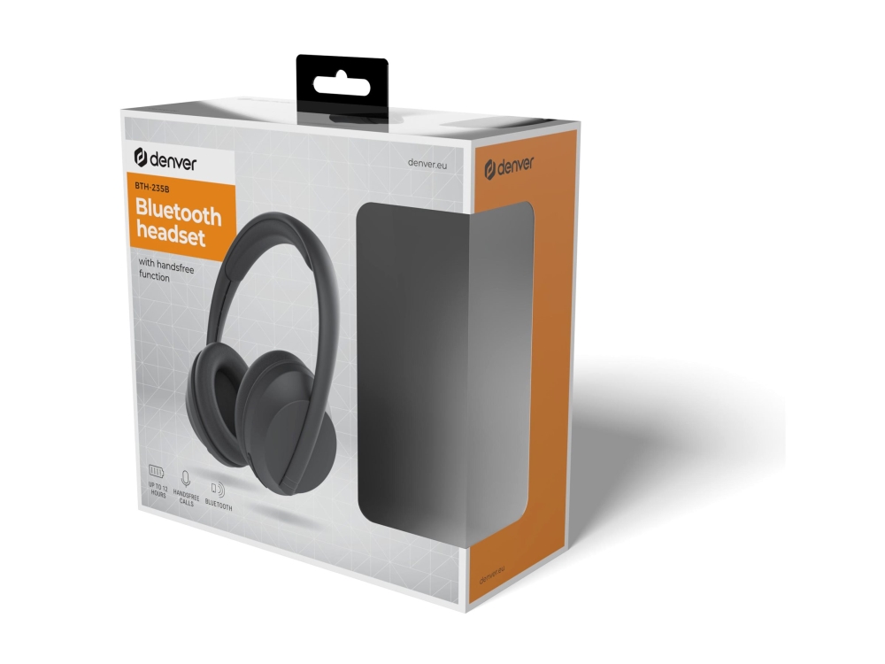 Denver - Headset - Fuld Størrelse - Bluetooth - Trådløs