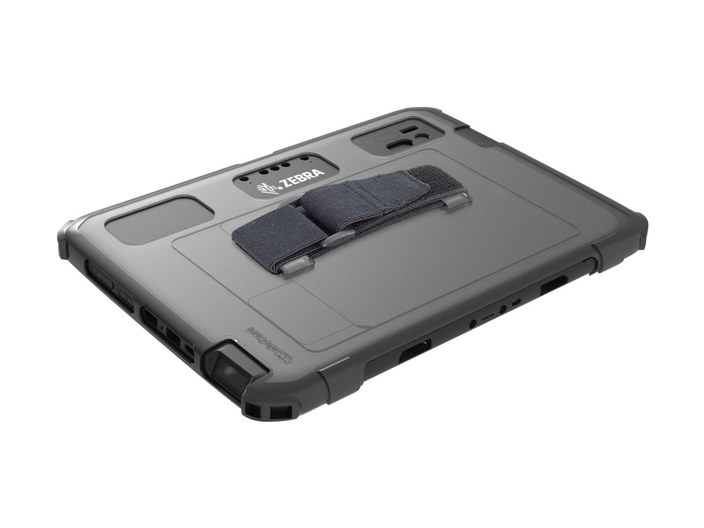 Infocase - Bagsidecover Til Tablet - Med Håndrem - Elastisk, Polycarbonat (Pc), Termoplastisk Polyuretan (Tpu) - Klar - For Zebra Et80, Et85