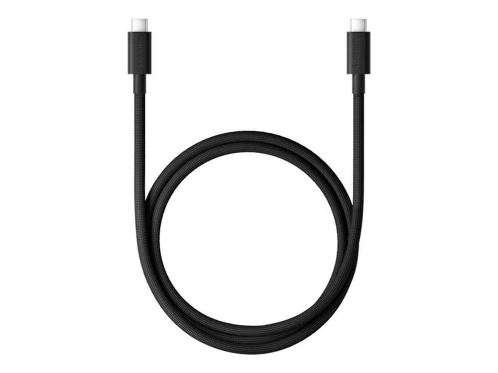 Xiaomi - Usb-Kabel - Usb-C (Han) Til Usb-C (Han) - Usb 2.0 - 6 A - 1 M - Braided, Fast Charging Op Til 120 W, Sikker - Hvid