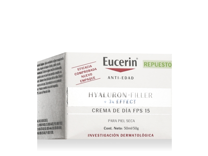 Eucerin Hyaluronfiller Day Cream For Dry Skin Refill 50Ml With Spf15