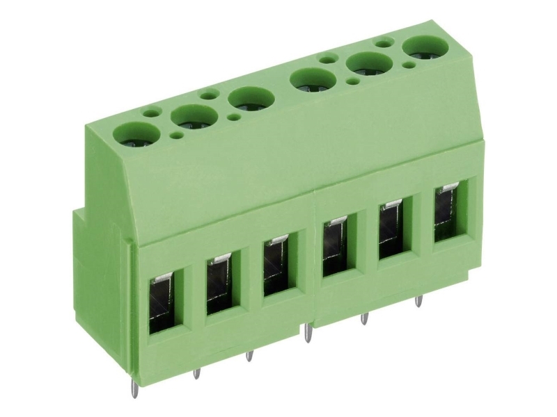 Ptr Hartmann 50700060213E Schraubklemmleiste 2,50 Mm² Poltal 6 Grün 1 St