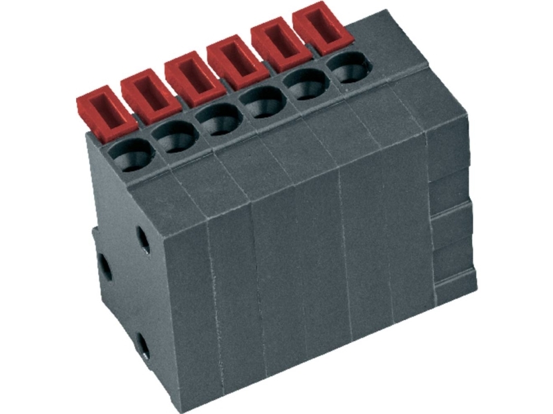 Ptr Hartmann Akz4791/8Kd-2.54-V Federkraftklemme 0,75 Mm² Poltal 8 Basaltgrau 1 St