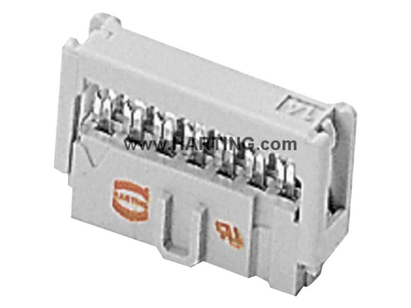 Harting 0918506780380 Pol-Steckverbindung Rastermaß 2,54 Mm - 6 Pole - 2 Reihen - 1 Stück