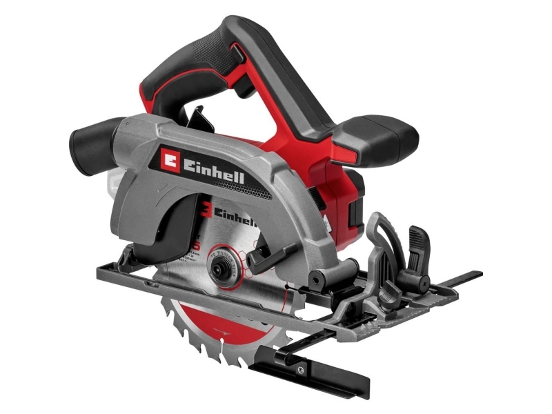 Einhell TE-CS 18/165-2 Li - Solo Sladdlös handhållen cirkelsåg 165 mm utan batteri, utan laddare, inklusive parallellanslag 18 V - SOLO