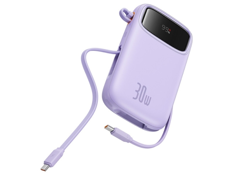 Baseus Powerbank Baseus Qpow 2 10000Mah 30W 2Xusb-C (Lila)
