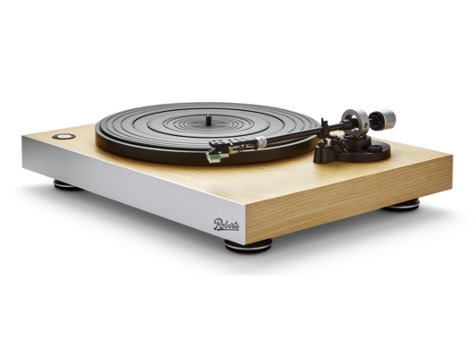 Roberts Radio 131124, Direct Drev Pladespiller, Sort, Hvid, Træ, Aluminium, Kulfiber, Træ, 33 Rpm, 45 Rpm, Dc