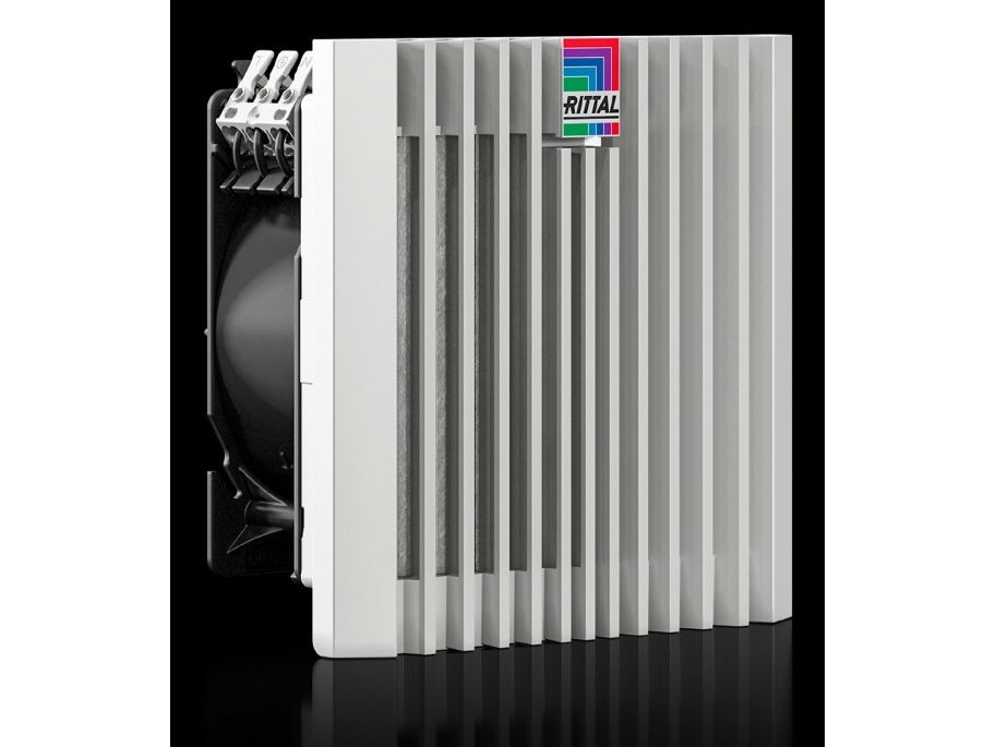 Rittal Sk 3238.810, Lüfter-Set, Eingebauter Ventilator, 53 M³/H, Kunststoff, Grau, 1 Stück(E)